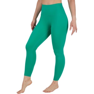 image:imageYogalicious High Waist Squat Proof Soft Printed Leggings for WomenDynasty Green
