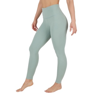 image:imageYogalicious High Waist Squat Proof Soft Printed Leggings for WomenGreen Milieu