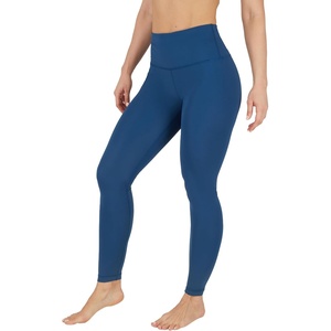 image:imageYogalicious High Waist Squat Proof Soft Printed Leggings for WomenOcean Indigo