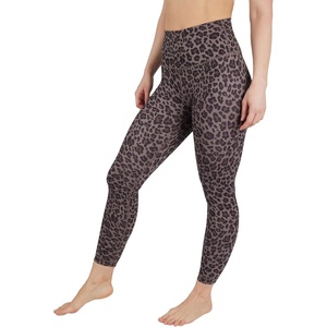 image:imageYogalicious High Waist Squat Proof Soft Printed Leggings for WomenSexy Leopard Brown