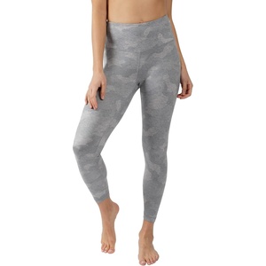 image:imageYogalicious High Waist Squat Proof Soft Printed Leggings for WomenSilver Camo Elastic Free