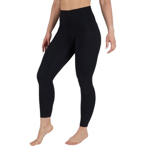 image:imageYogalicious Squat Proof Fleece Lined Legging High Waisted Thermal Winter Running Pants for WomenBlack WPocket