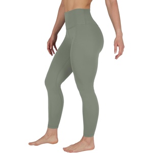 image:imageYogalicious Squat Proof Fleece Lined Legging High Waisted Thermal Winter Running Pants for WomenDeep Lichen Green