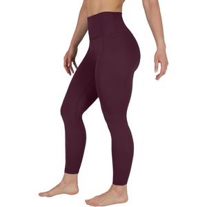 image:imageYogalicious Squat Proof Fleece Lined Legging High Waisted Thermal Winter Running Pants for WomenMauve Wine