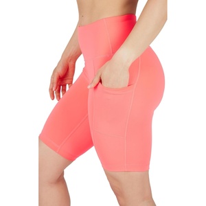image:imageYogalicious Womens High Waisted Biker Shorts Workout Running Spandex Yoga Shorts 35 5 7 9Heat Wave 9