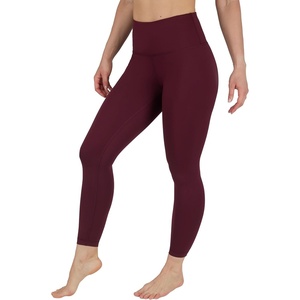 image:imageYogalicious Womens High Waisted Leggings Squat Proof Workout Running Yoga PantsWindsor Wine