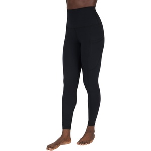 image:imageYogalicious Womens High Waisted Yoga Legging Elastic Free Squat Proof Ankle Length Lux Workout PantBlack WPocket Super High Waist