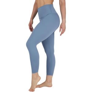 image:imageYogalicious Womens High Waisted Yoga Legging Elastic Free Squat Proof Ankle Length Lux Workout PantSpring Lake