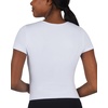image:image90 Degree By Reflex 2 Pack Contour Short Sleeve Shirt Crew Neck TeePersian JewelWhite Cropped