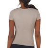 image:image90 Degree By Reflex 2 Pack Contour Short Sleeve Shirt Crew Neck TeeSatelliteWhite Full Length
