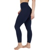 image:image90 Degree By Reflex High Waist Legging 78 Tummy Control Yoga Workout PantsDark Navy