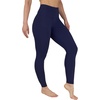 image:image90 Degree By Reflex Squat Proof High Waist Interlink Leggings for WomenDark Navy