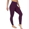 image:image90 Degree By Reflex Squat Proof High Waist Interlink Leggings for WomenPotent Purple