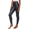 image:image90 Degree By Reflex Super High Waist High Shine Faux Leather Fleece Lined Elastic Free Ankle Leggings2 Pack BlackChocolate Torte