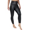 image:image90 Degree By Reflex Super High Waist High Shine Faux Leather Fleece Lined Elastic Free Ankle LeggingsBlack