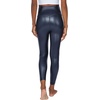 image:image90 Degree By Reflex Super High Waist High Shine Faux Leather Fleece Lined Elastic Free Ankle LeggingsDark Navy