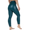 image:image90 Degree By Reflex Super High Waist High Shine Faux Leather Fleece Lined Elastic Free Ankle LeggingsReflecting Pond