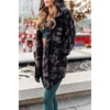 image:image90 Degree By Reflex Ultra Soft Fuzzy Sherpa Hooded Cardigan with Pockets