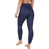 image:image90 Degree By Reflex Womens Faux Leather Leggings Matte High Waisted High Shine Faux Leather Ankle LeggingsDark Navy