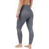 image:image90 Degree By Reflex Womens Faux Leather Leggings Matte High Waisted High Shine Faux Leather Ankle LeggingsIron Gate