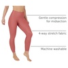 image:image90 Degree By Reflex Womens Faux Leather Leggings Matte High Waisted High Shine Faux Leather Ankle LeggingsMarsala
