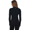 image:image90 Degree By Reflex Womens Half Zip Performance Pullover Long Sleeve Quarter Zip Running Athletic Jacket Top with ThumbholesBlack