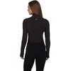 image:image90 Degree By Reflex Womens Half Zip Performance Pullover Long Sleeve Quarter Zip Running Athletic Jacket Top with ThumbholesChocolate Torte