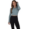 image:image90 Degree By Reflex Womens Half Zip Performance Pullover Long Sleeve Quarter Zip Running Athletic Jacket Top with ThumbholesLead