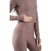 image:image90 Degree By Reflex Womens Half Zip Performance Pullover Long Sleeve Quarter Zip Running Athletic Jacket Top with ThumbholesPeppercorn