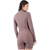 image:image90 Degree By Reflex Womens Half Zip Performance Pullover Long Sleeve Quarter Zip Running Athletic Jacket Top with ThumbholesPeppercorn