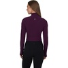 image:image90 Degree By Reflex Womens Half Zip Performance Pullover Long Sleeve Quarter Zip Running Athletic Jacket Top with ThumbholesPotent Purple