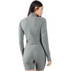 image:image90 Degree By Reflex Womens Half Zip Performance Pullover Long Sleeve Quarter Zip Running Athletic Jacket Top with ThumbholesSage