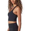 image:image90 Degree by Reflex Ribbed Racerback Built in Bra Top for WomenBlack
