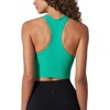 image:image90 Degree by Reflex Ribbed Racerback Built in Bra Top for WomenSimply Green