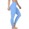 image:imageYogalicious Womens Workout Legging Soft High Waisted Squat Proof Sculpting PantCornflower Blue