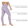 image:imageYogalicious Womens Workout Legging Soft High Waisted Squat Proof Sculpting PantLavender Gray