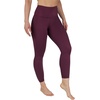 image:imageYogalicious Womens Workout Legging Soft High Waisted Squat Proof Sculpting PantMauve Wine