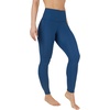 image:imageYogalicious Womens Workout Legging Soft High Waisted Squat Proof Sculpting PantOcean Indigo