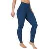 image:imageYogalicious Womens Workout Legging Soft High Waisted Squat Proof Sculpting PantOcean Silk