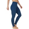 image:imageYogalicious Womens Workout Legging Soft High Waisted Squat Proof Sculpting PantOcean Silk