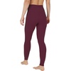 image:imageYogalicious Womens Workout Legging Soft High Waisted Squat Proof Sculpting PantWindsor Wine