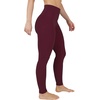 image:imageYogalicious Womens Workout Legging Soft High Waisted Squat Proof Sculpting PantWindsor Wine