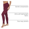 image:imageYogalicious Womens Workout Legging Soft High Waisted Squat Proof Sculpting PantWindsor Wine