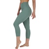 image:imageYogalicious High Waist Buttery Soft Lightweight Capri Leggings High Rise Workout Yoga Pants for WomenChinois Green Lux