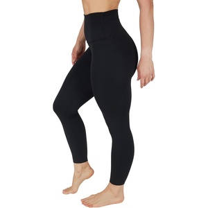image:image90 Degree By Reflex High Waist Legging 78 Tummy Control Yoga Workout PantsAbsolute Black