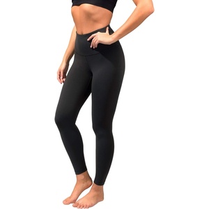 image:image90 Degree By Reflex High Waist Legging 78 Tummy Control Yoga Workout PantsBlack