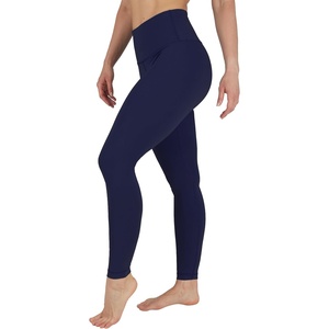 image:image90 Degree By Reflex Squat Proof High Waist Interlink Leggings for WomenDark Navy