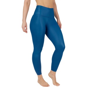 image:image90 Degree By Reflex Womens Faux Leather Leggings Matte High Waisted High Shine Faux Leather Ankle LeggingsPoseidon