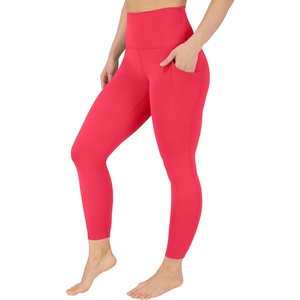 image:image90 Degree By Reflex Womens Power Flex Yoga PantsCherry Bomb