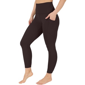 image:image90 Degree By Reflex Womens Power Flex Yoga PantsChocolate Mousse